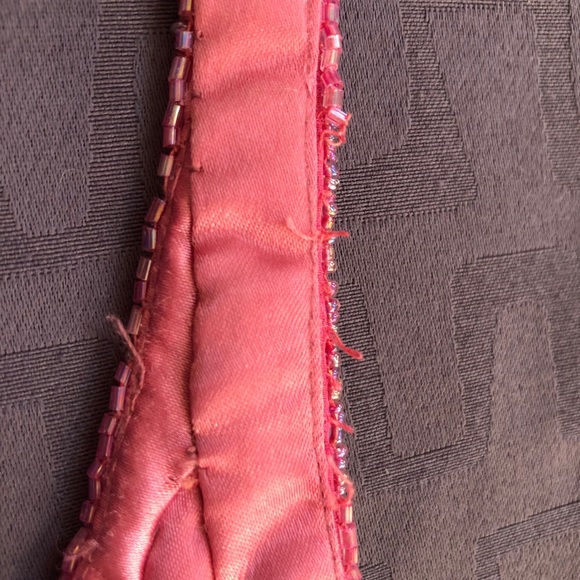 Scala Pink Strapless Formal Gown - Picture 14 of 16